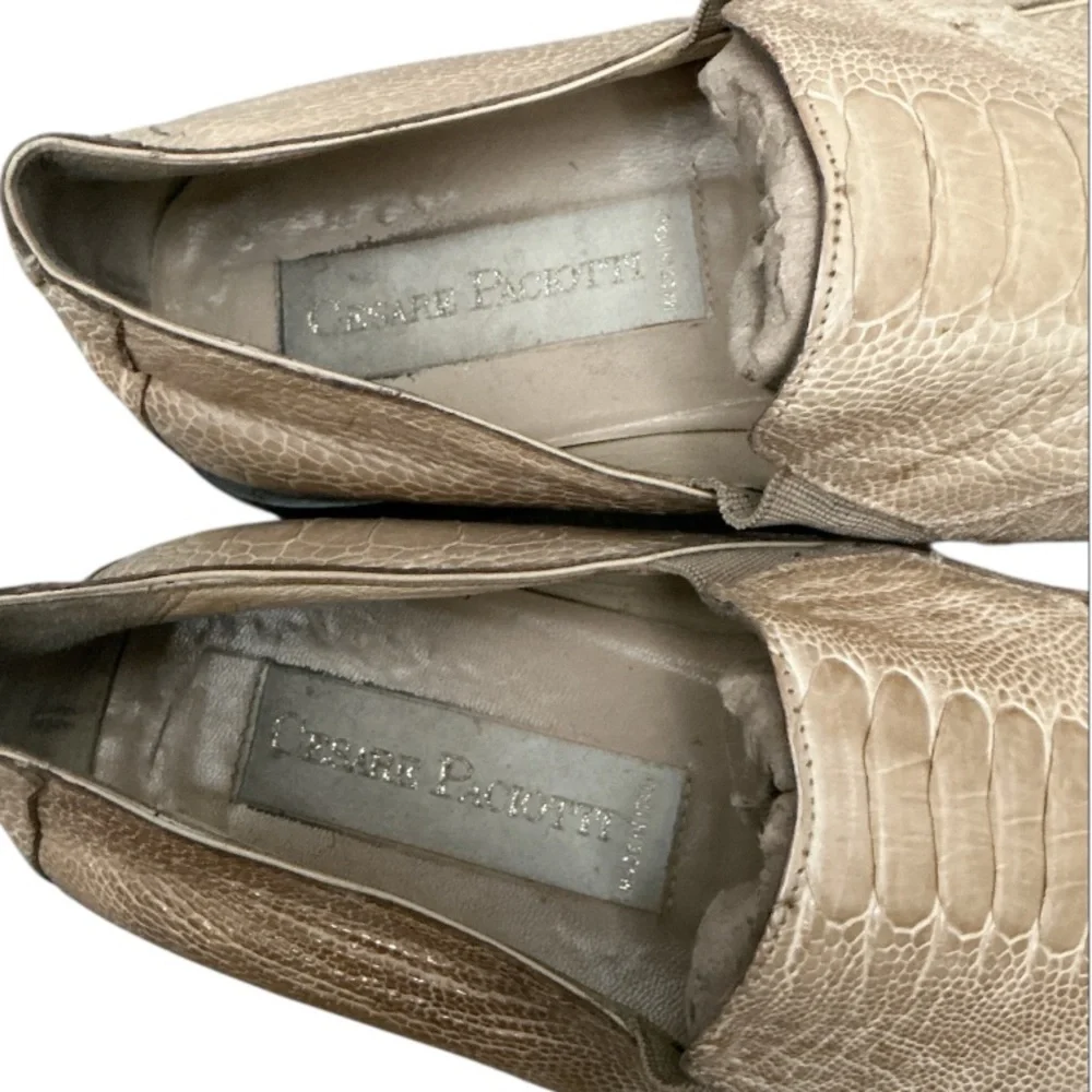 Authentic CESARE PACIOTTI designer Italian leather loafers sz Men’s 11